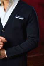 ⁦Navy Knit cardigan⁩ - الصورة ⁦3⁩