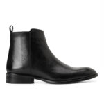 ⁦Black Chelsea Boots With Zips⁩ - الصورة ⁦2⁩