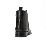 ⁦Black Chelsea Boots With Zips⁩ - الصورة ⁦4⁩