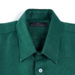 ⁦Linen Shirt - Green⁩ - الصورة ⁦3⁩