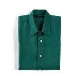 ⁦Linen Shirt - Green⁩ - الصورة ⁦4⁩