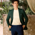 Notch Blazer - Olive Green