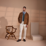 Brown DF Suede Leather Jacket