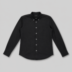 Tailored Buttoned Shirt - Black