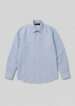 Self Striped Shirt - Blue
