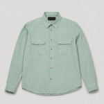 PlainPockted Full Sleeves Shirt - Mint Green