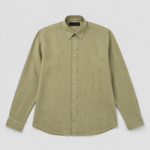 Classical Elegant Dress Shirt - Olive Green