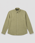 Classical Elegant Dress Shirt - Olive Green