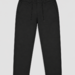 Tailored Drawstring Trousers - Black
