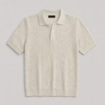 Buttoned Elegant Polo Shirt - White