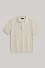 Buttoned Elegant Polo Shirt - White
