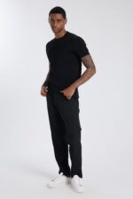 ⁦Classical Elegant Dress Shirt - Black⁩ - الصورة ⁦2⁩