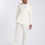 Tailored Sophisticated Suit- Ivory White