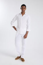 Classical Elegant Dress Shirt - White - Image 2